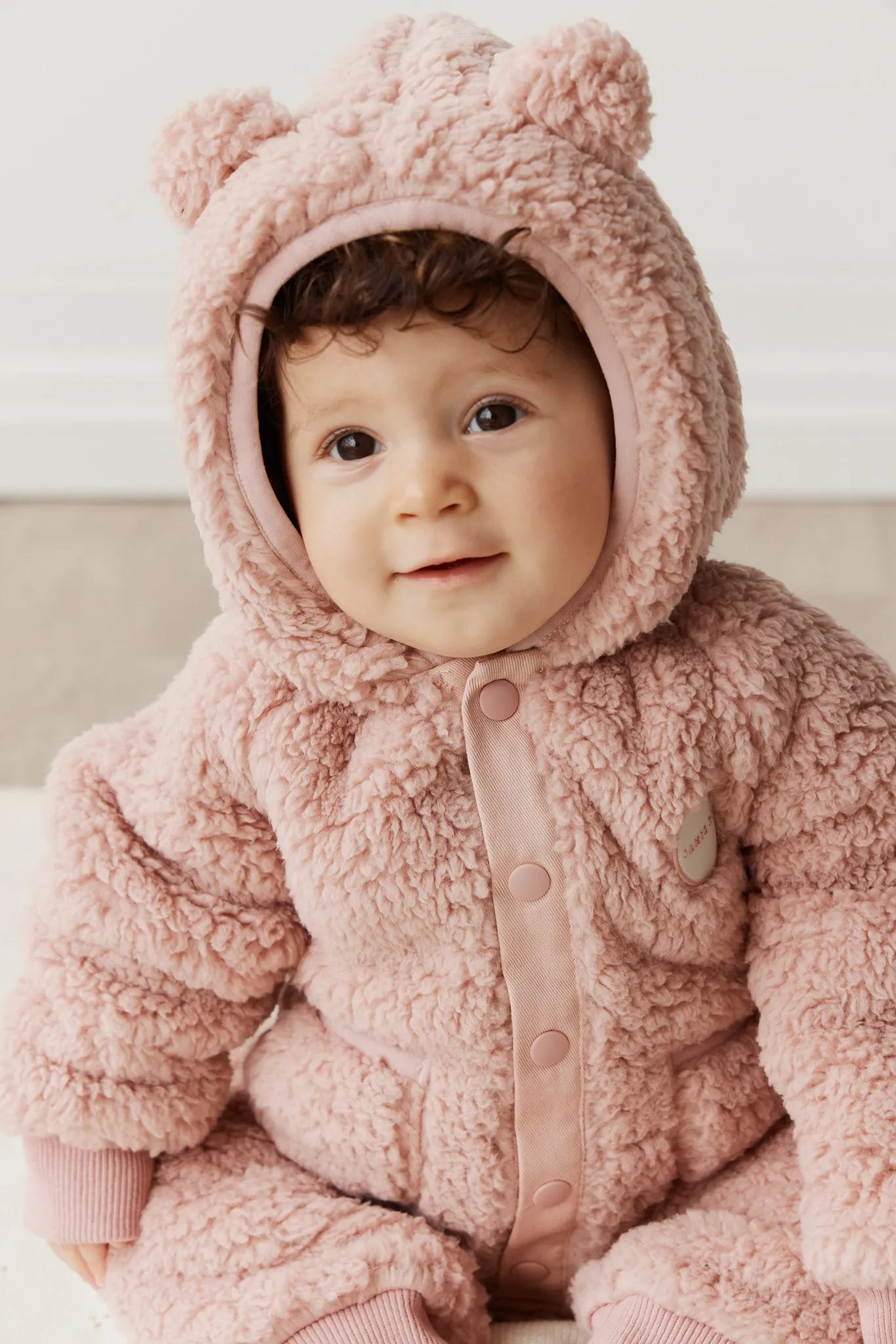 Lenny Sherpa Onepiece - Powder Pink