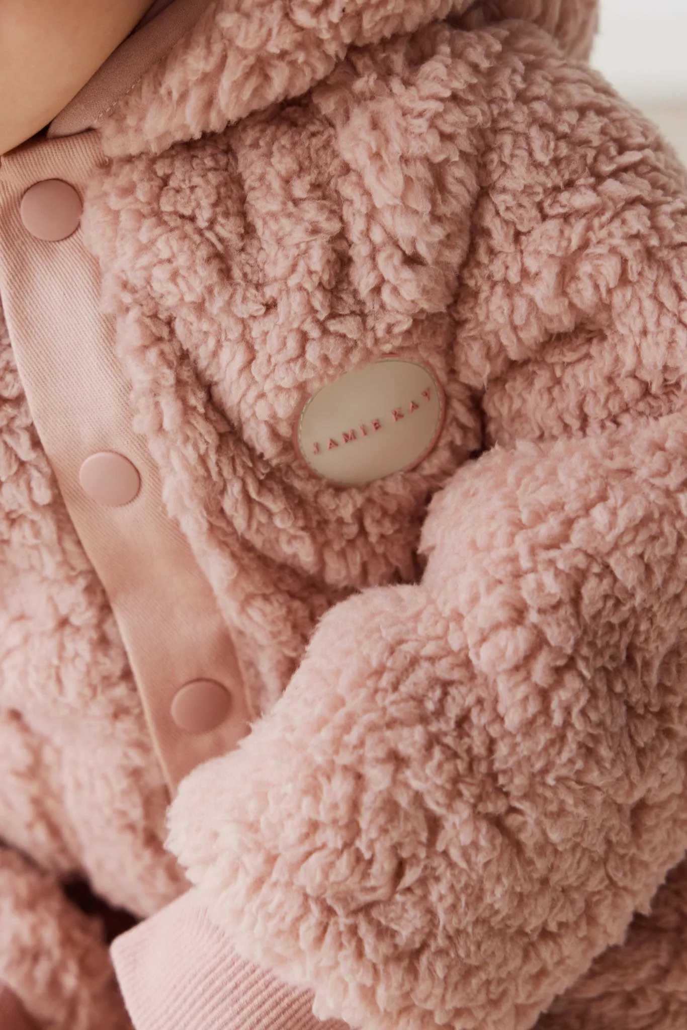 Lenny Sherpa Onepiece - Powder Pink