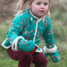 Little Green Radicals Forest Walk Sherpa Lined Mittens