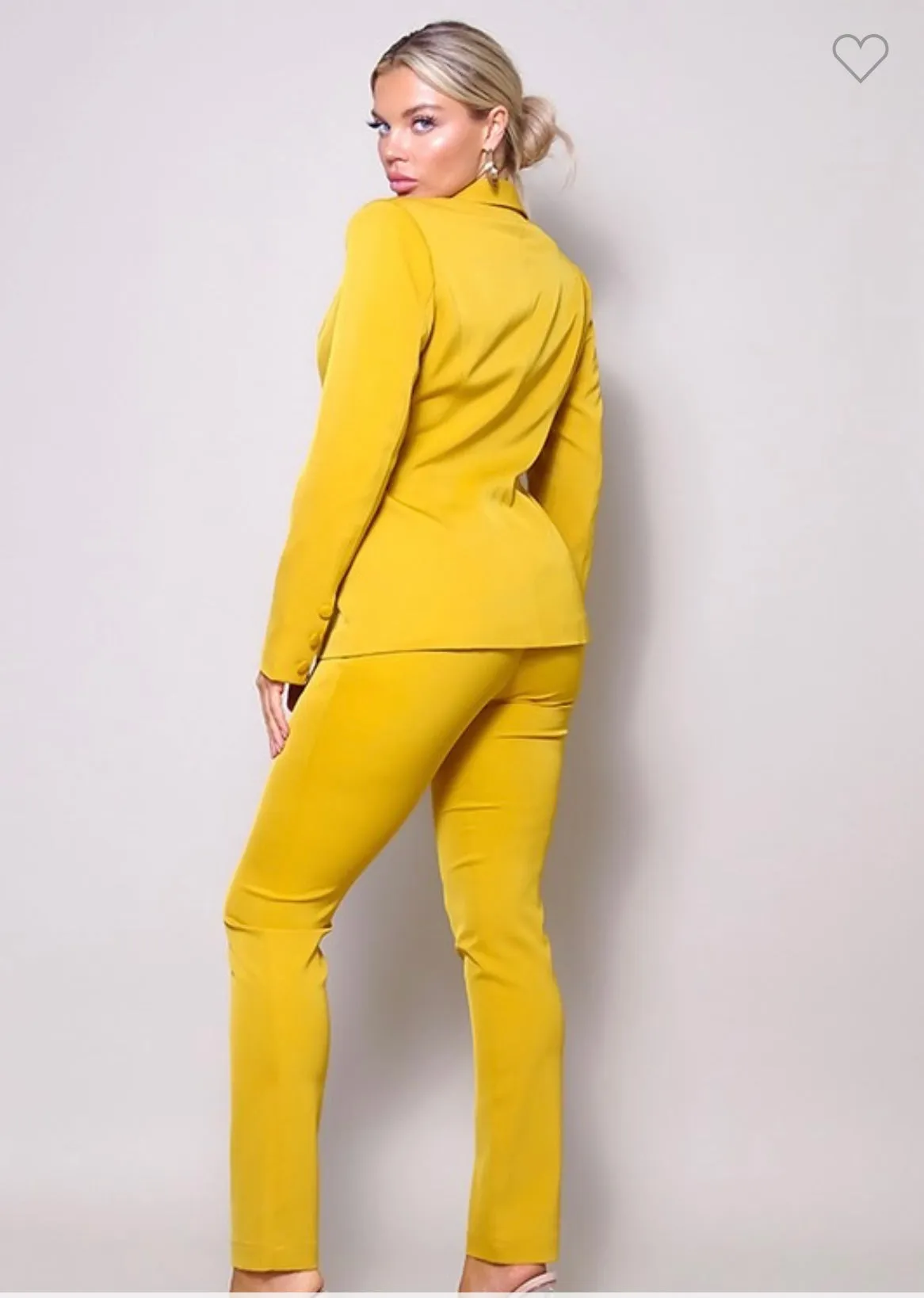 Mustard Business Suit