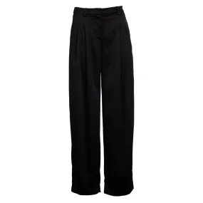 Noir Boss Pleated Trousers