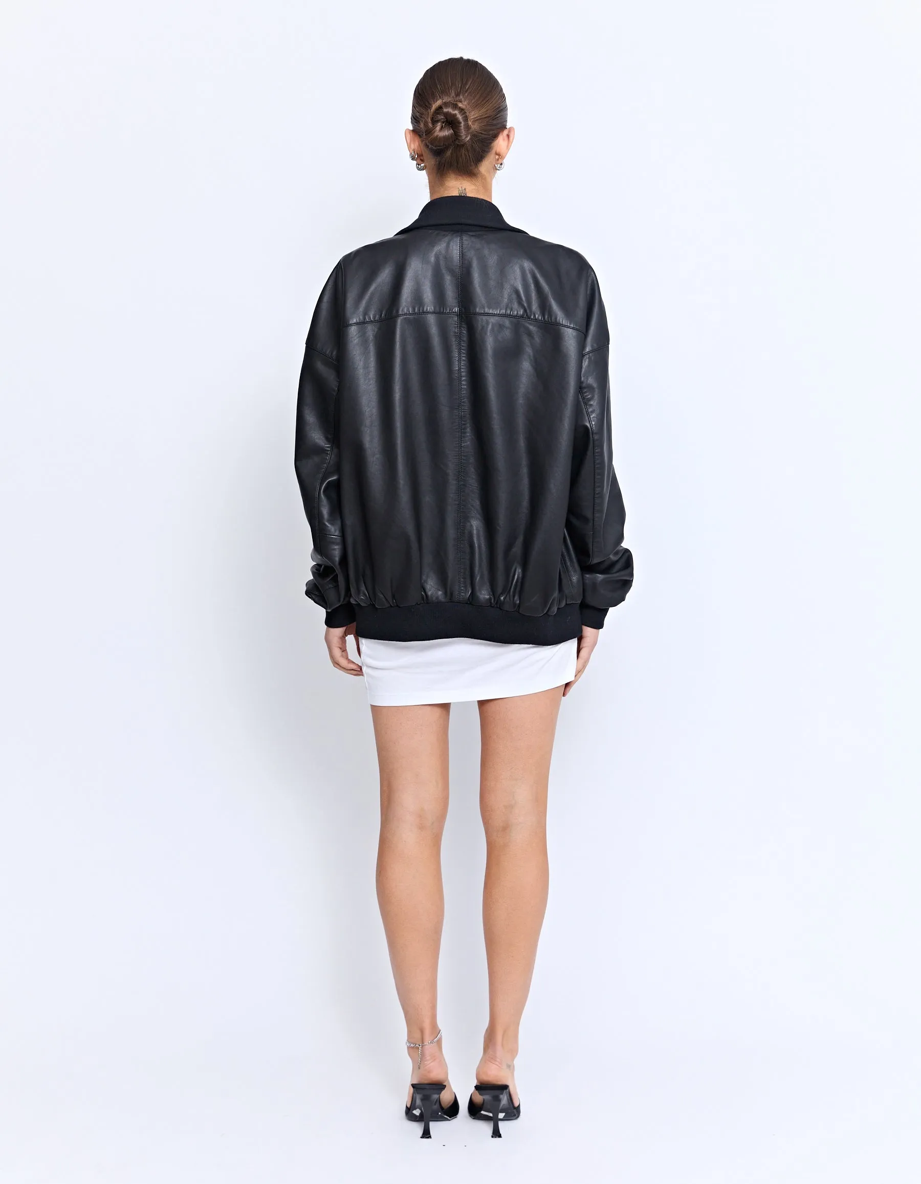 PIAF BOMBER JACKET | BLACK