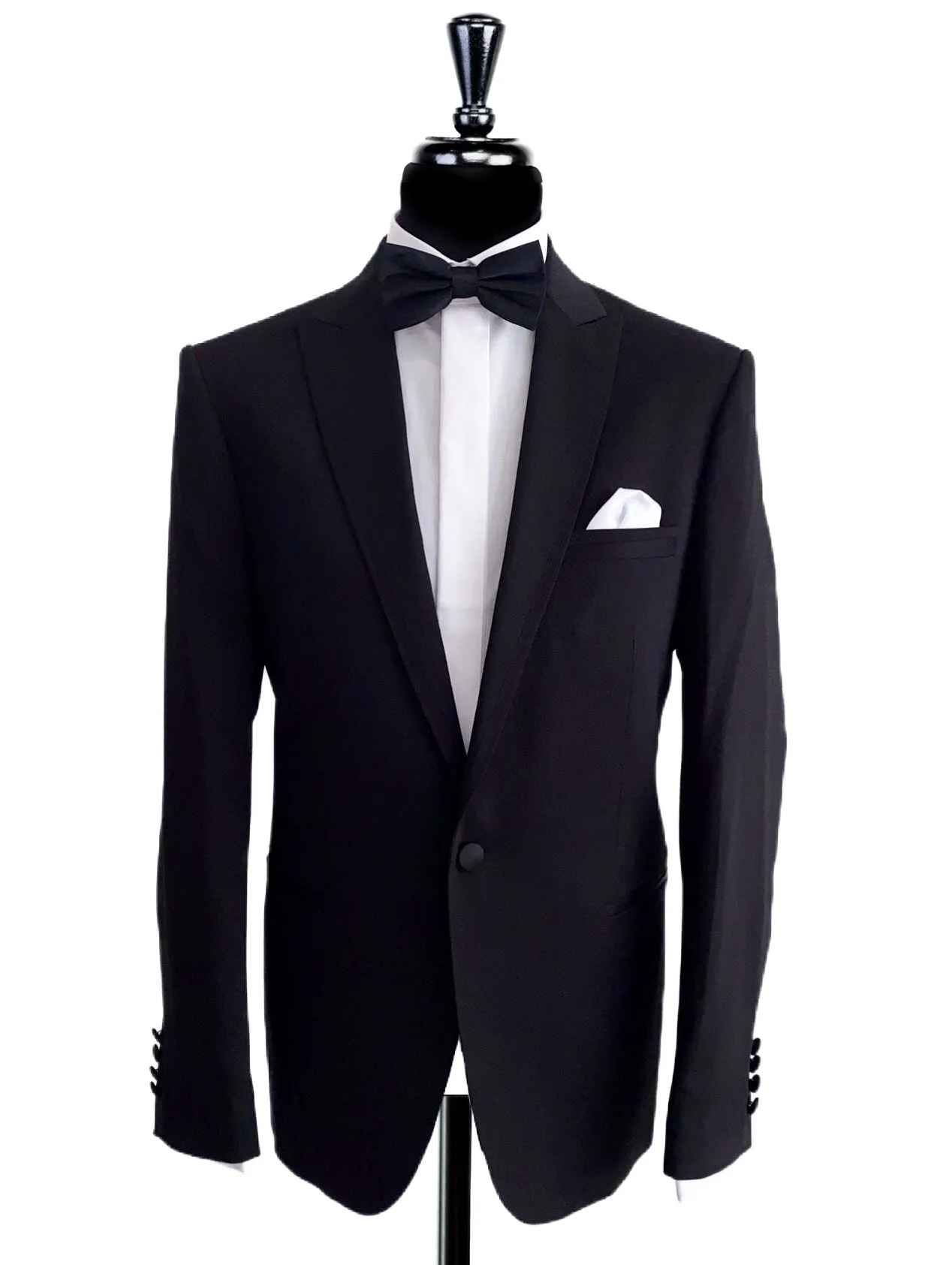 PIETRO SCARLATTI Black Dot 2 Piece Dress Suit