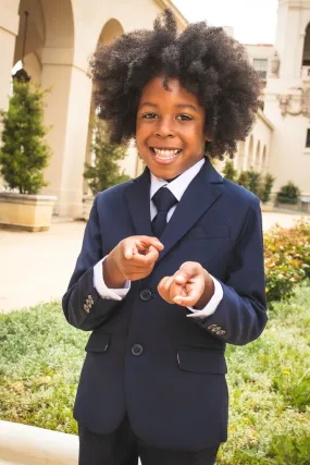 "007" Kids Navy Suit 5-Piece Set