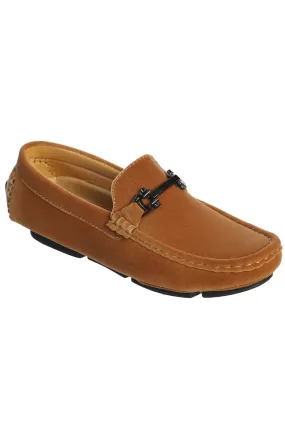 "Fresno" Kids Camel Dress Shoes