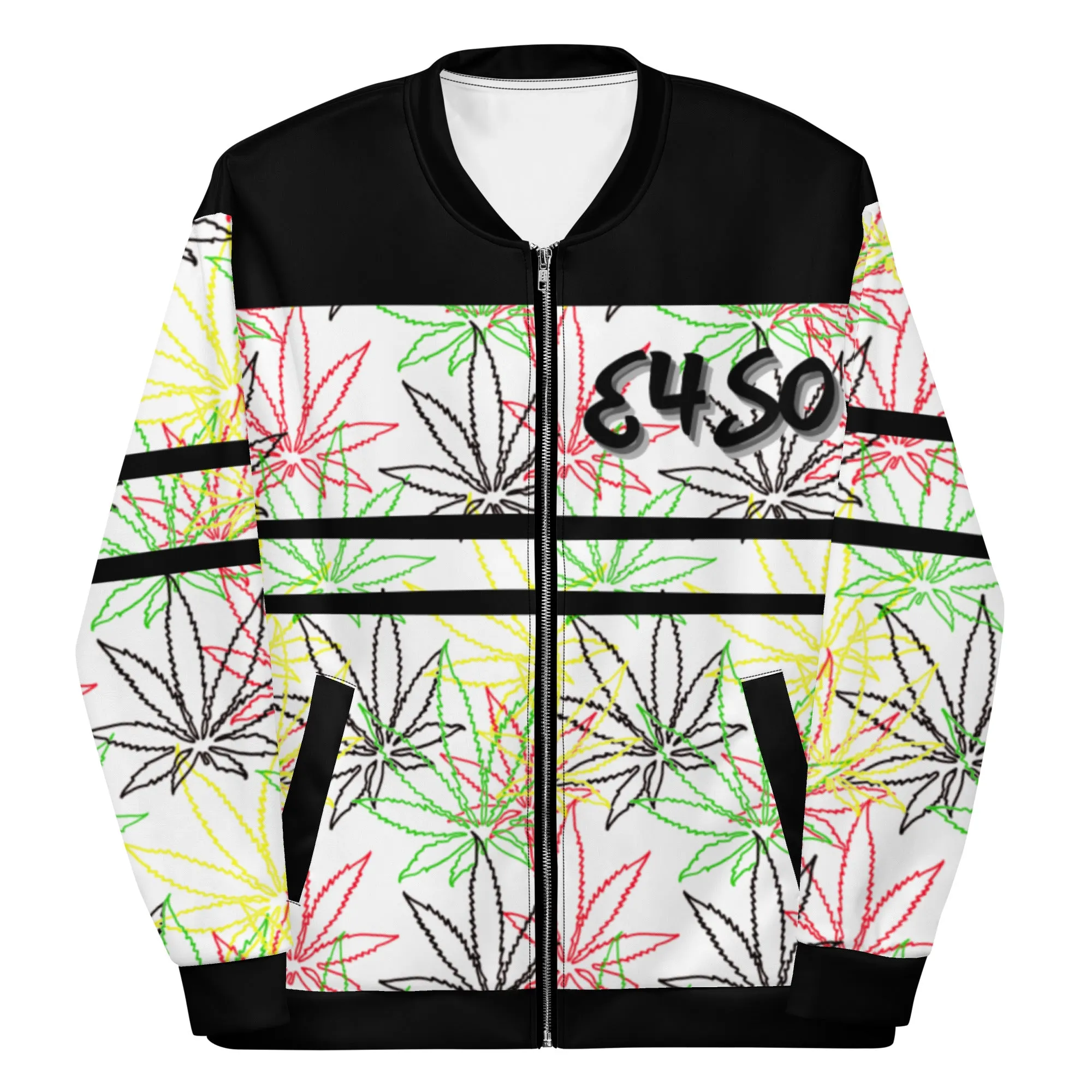 Ras Leaf E4SO Unisex Bomber Jacket