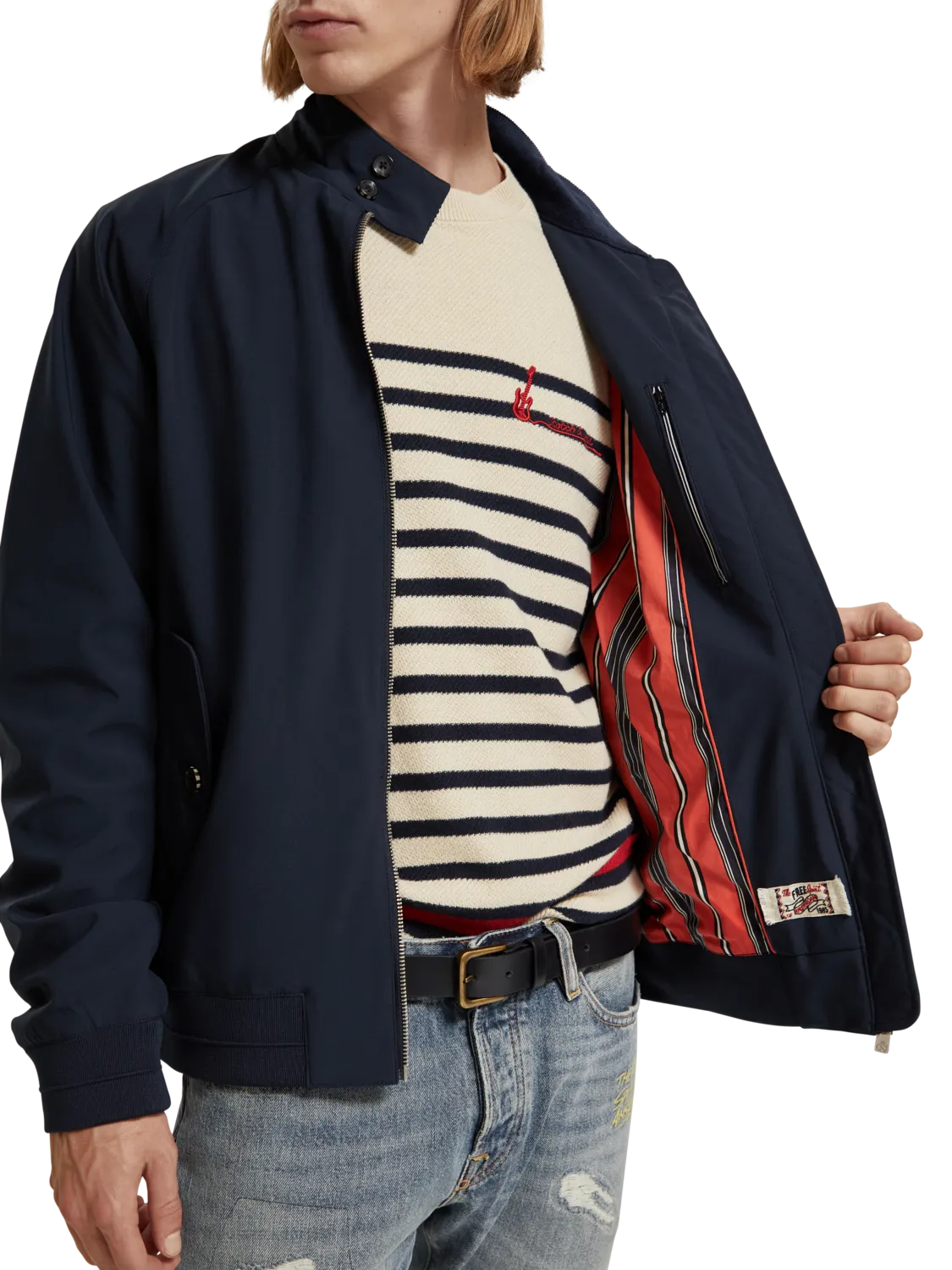 Scotch & Soda - Harrington Classic Soft Shell Jacket - Night