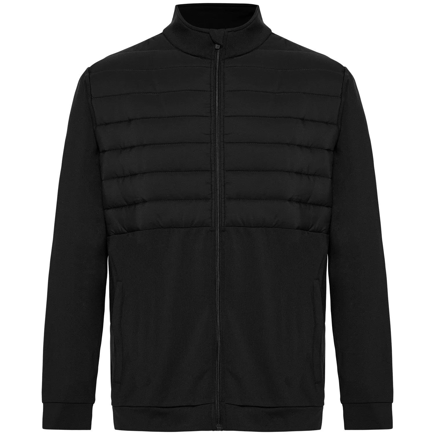 Sport Leisure Mens Jacket 1/2 Puff Black (Only XXL Left)