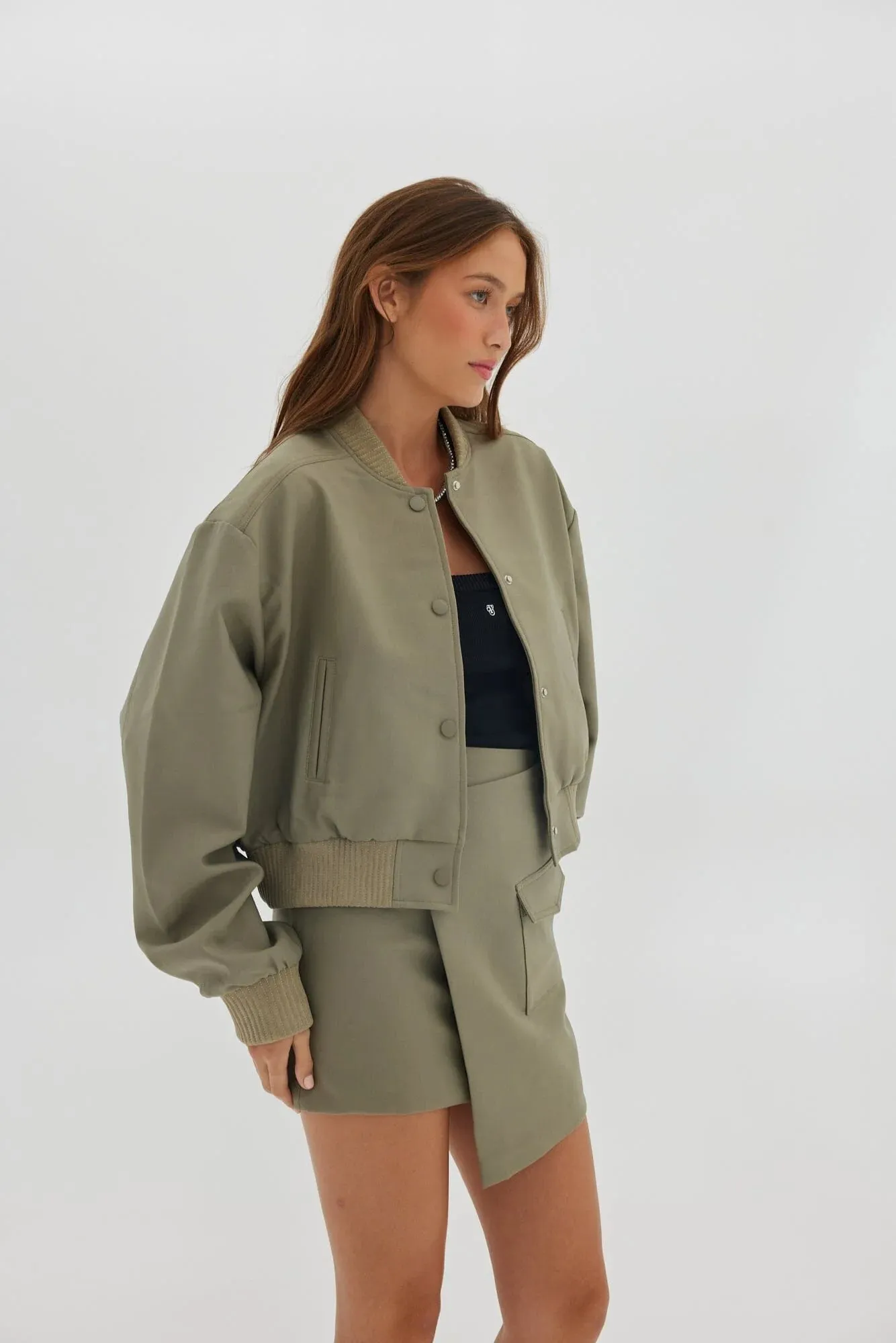 Toast Society Bomber Jacket - Khaki