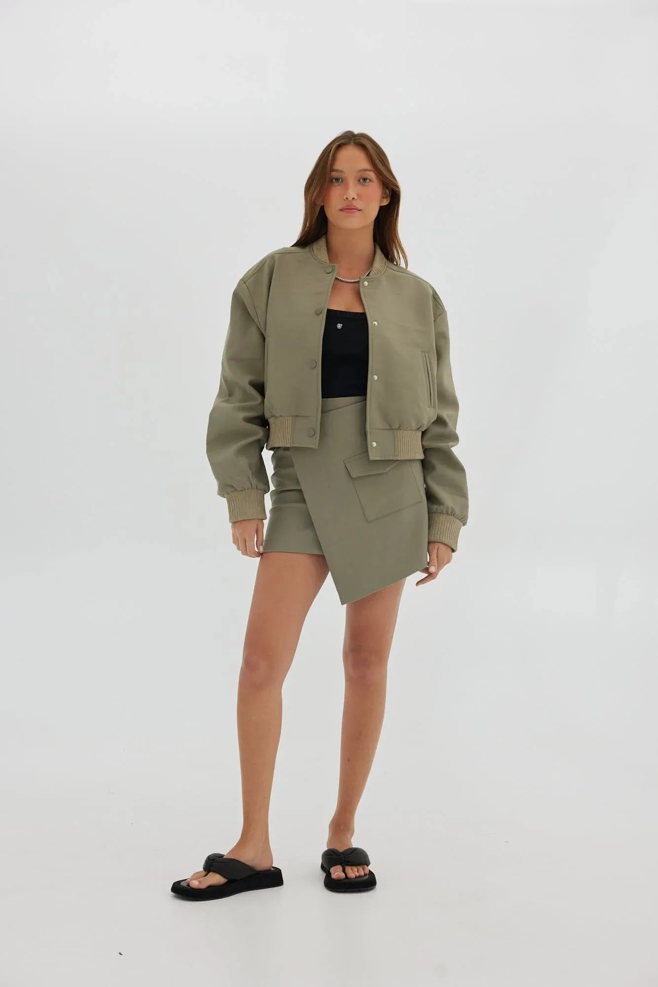 Toast Society Bomber Jacket - Khaki