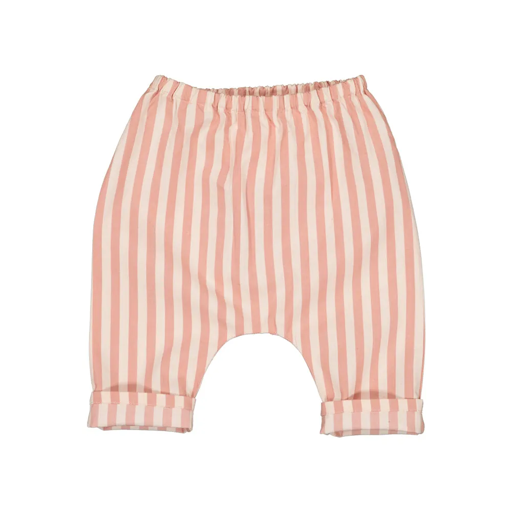 TROUSERS JUNGLE STRIPES - Pink