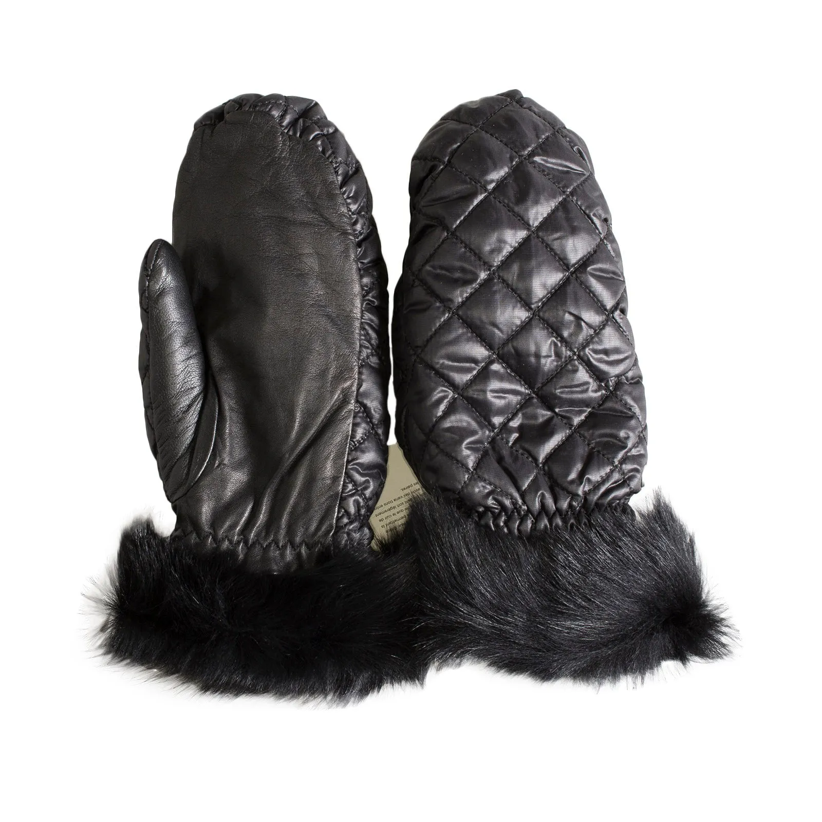 UGG Quilted All Weather Mitten Black - Women's