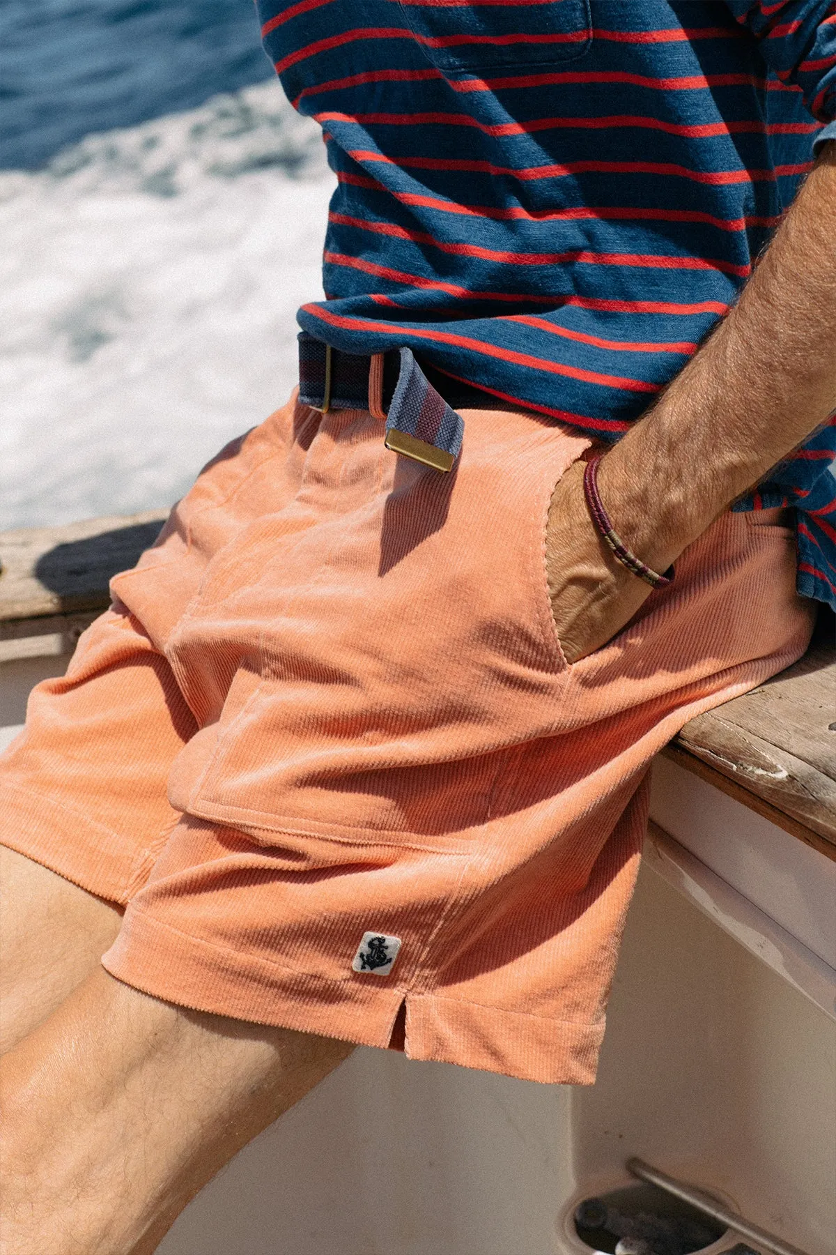 Ventura Short in Salmon Corduroy