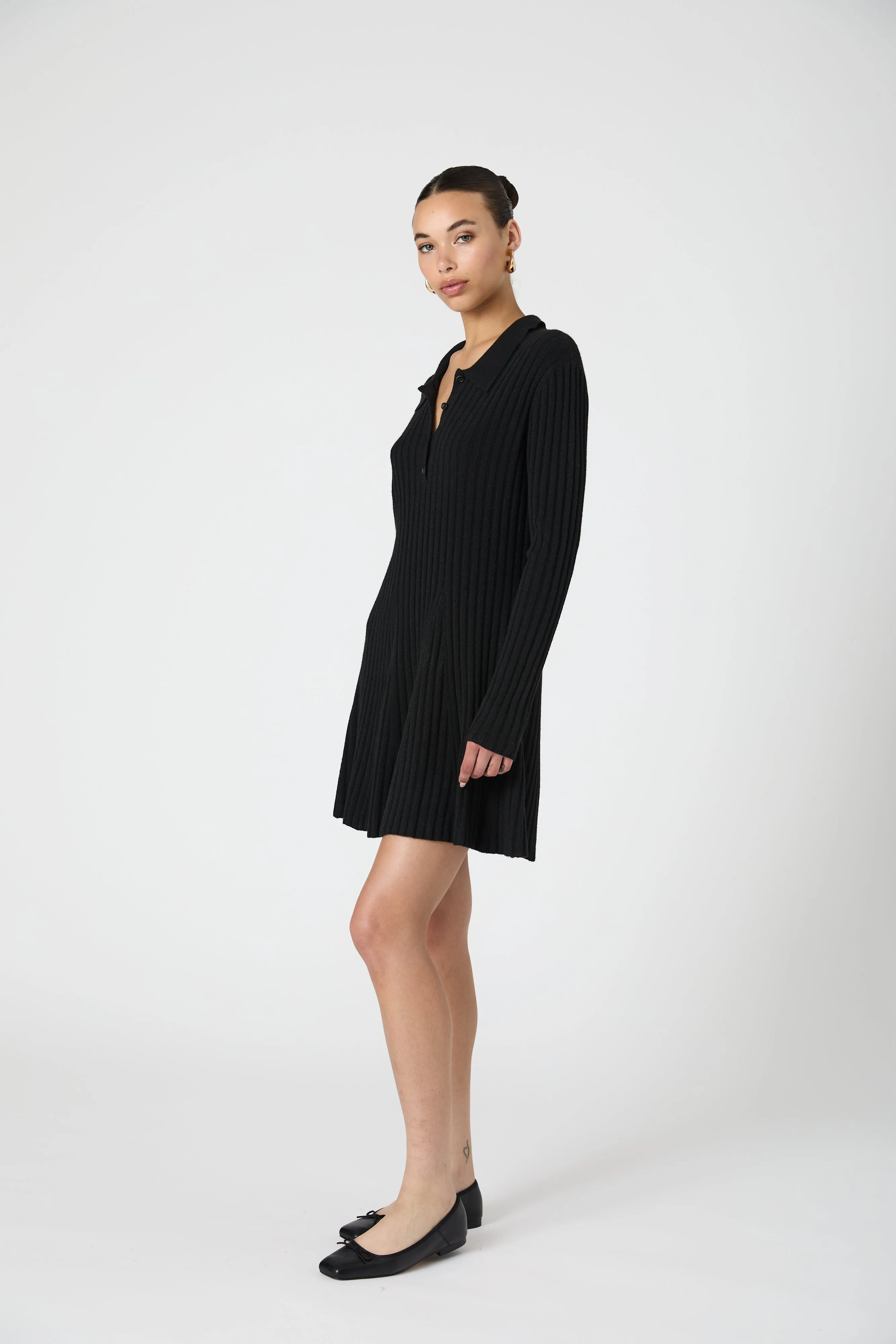 Vhari Button Up Dress