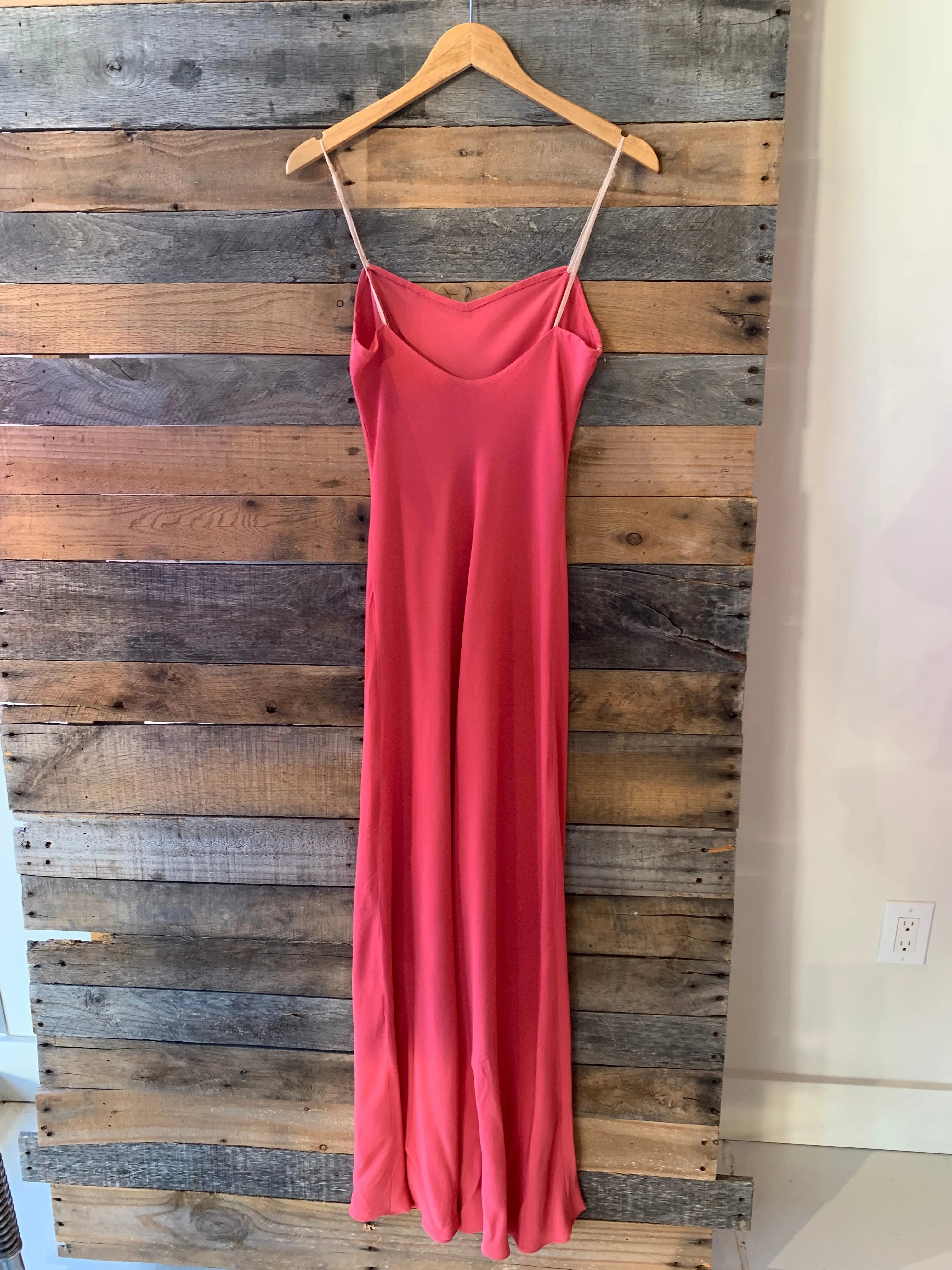 Vintage Pink Slip Dress